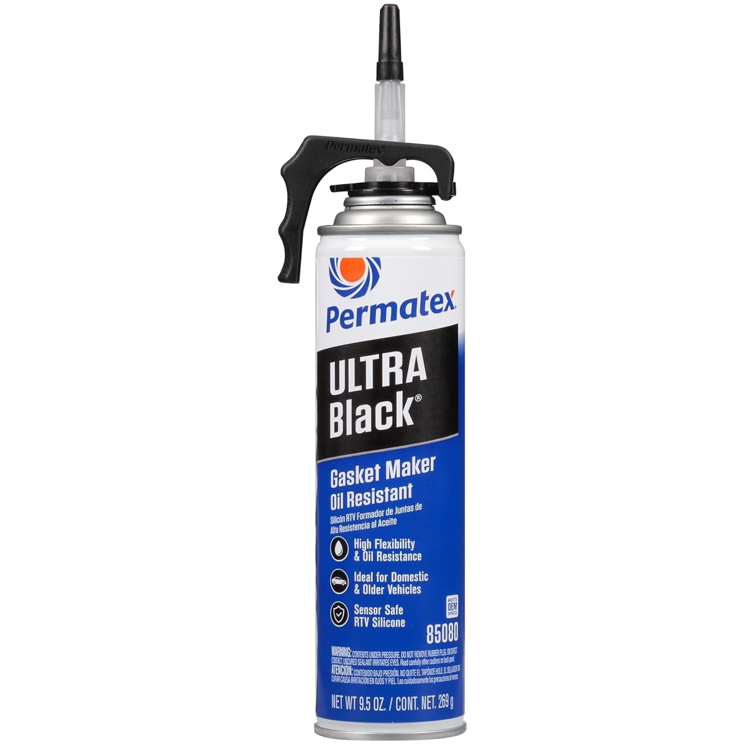Permatex 85080 Ultra Black Maximum Oil Resistance RTV Silicone Gasket ...
