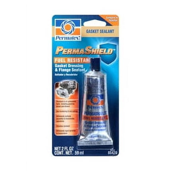 Permatex 85420, Liquid Ketone Polyester Urethane, Multicolor Gasket Dressing Industrial Sealant, 2 oz