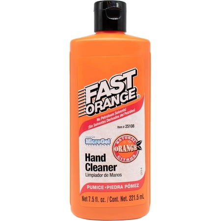 Permatex Fast Orange Biodegradable Hand Cleaner No Petroleum Citrus Scent 7.5 oz