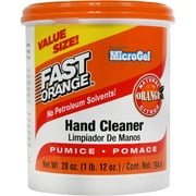 Permatex Fast Orange Pumice Hand Cleaner, 28 oz. Orange Scented, for all skin types - 28192