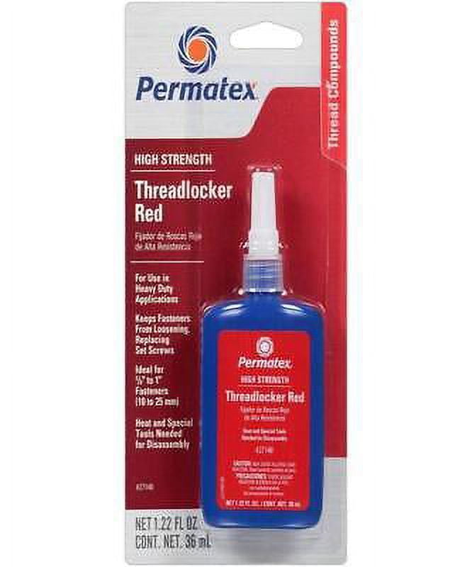 Permatex High Strength Threadlocker Liquid 1.22 oz