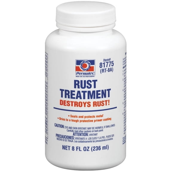 Permatex 81775 Rust Treatment , 8 oz. , GRAY
