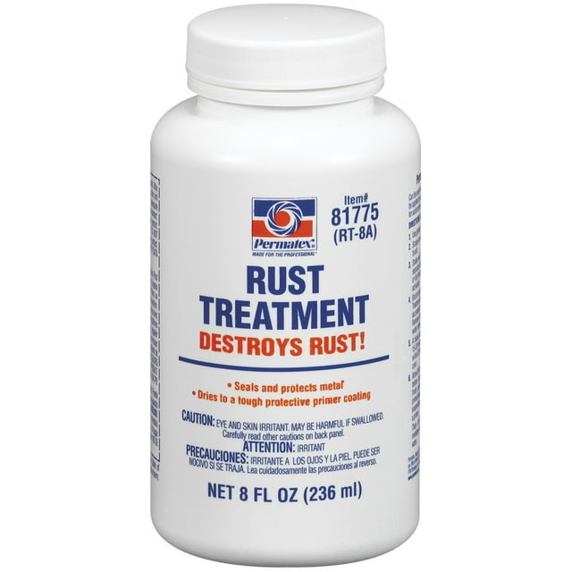 Permatex Extend Rust Treatment Can Be Used W/Body Fillers Fiberglass 8