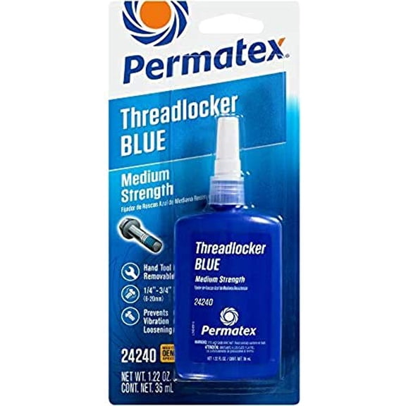 Permatex Threadlocker 1.22 Oz. Blue