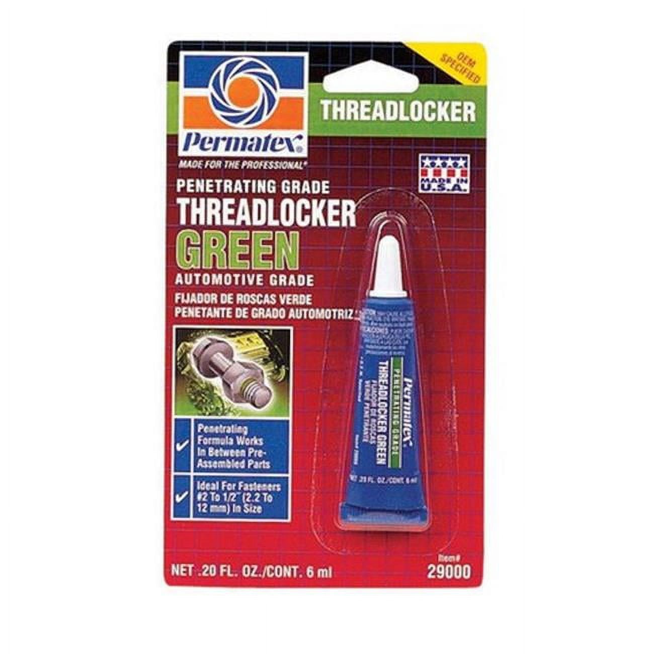 Permatex Threadlocker 6 Ml Green