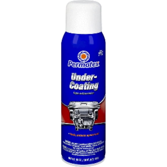 9" Blue and White Contemporary Undercoating Aerosol Can