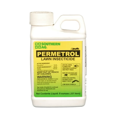Permetrol Lawn & Garden Insecticide 10% - Controls Hard to Kill Insects - 8 fl oz Bottle by Southern Ag