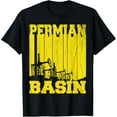 thumbnail image 1 of Permian Basin Oilfield Rigger Driller Distressed T Shirt T-Shirt, 1 of 4