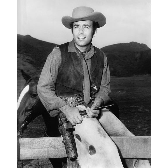 Pernell Roberts As Adam Cartwright In Bonanza 24x36 Classic Hollywood Poster