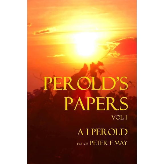 Perolds Papers Vol I, (Paperback)