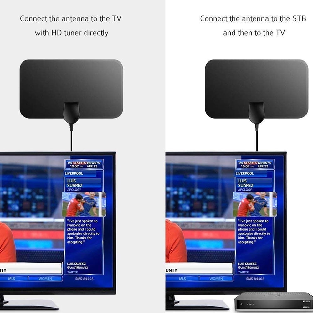 Antena Digital TV HD DVB-T 20dbi Cable 3m