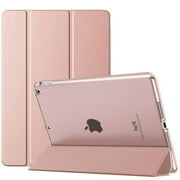 Peroptimist iPad 10.2 Case iPad 7th Generation Case, Slim Stand Hard Back Shell Protective Smart Cover Case for iPad 7th Gen 10.2 inch Tablet ROSE GOLD