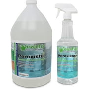 PeroxiStar Hydrogen Peroxide All Purpose (Glass, Carpet,Stain Remover) Cleaner (1 Gal Concentrated & 32 oz Ready to Use)