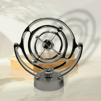 Perpetual Motion Desk Toy Under $5! Kadlawus Perpetual Motion Desktop Model, Rotating Magnetic Wobbler with USB & Battery Power, Science Desk Toy & Educational Ornament, Office Desk Decor