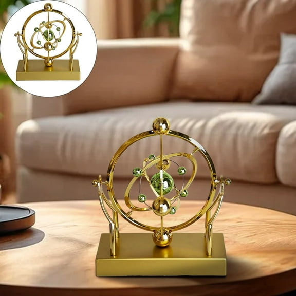 Perpetual Motion Desktop Decoration/ Celestial Perpetual Motion Perpetual Motion Table Toy Desk Toy Educational Science Decor Stress Reliever Swinging Motion Demonstrator (1PCS)
