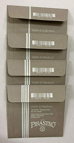 Perpetual Violin String Set: Medium, with Aluminum A and Removeable ...