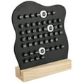 thumbnail image 1 of Perpetual Wooden Desk Calendar, Reusable Black Board Calendar with Movable Date Marker, 1 of 6