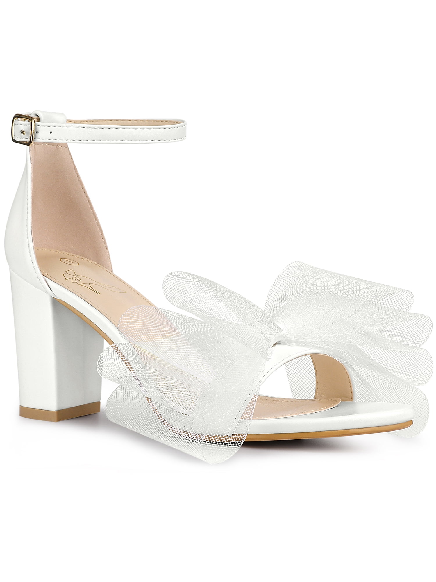 Bow store strap sandals