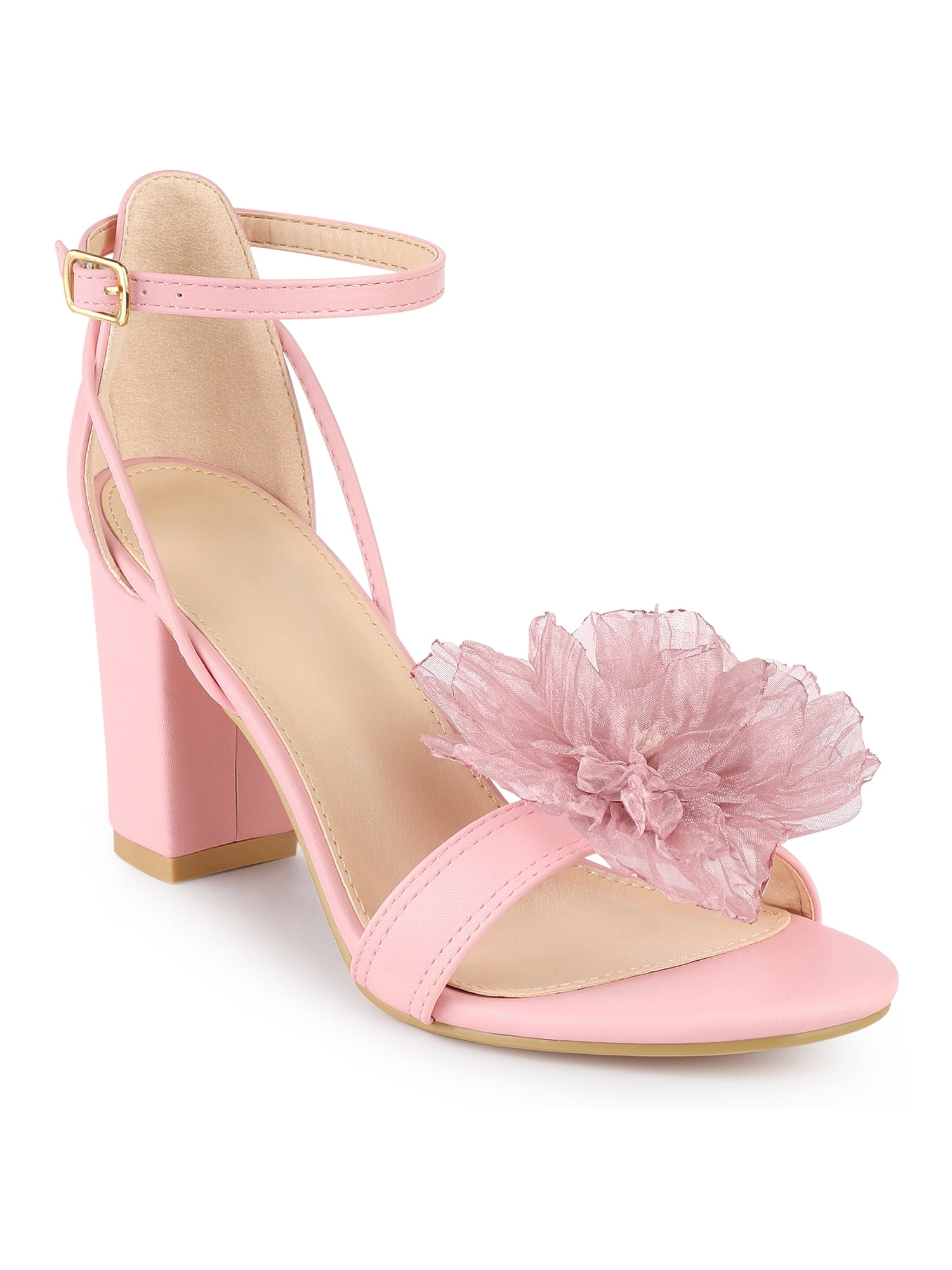 Floral High Heel Sandals