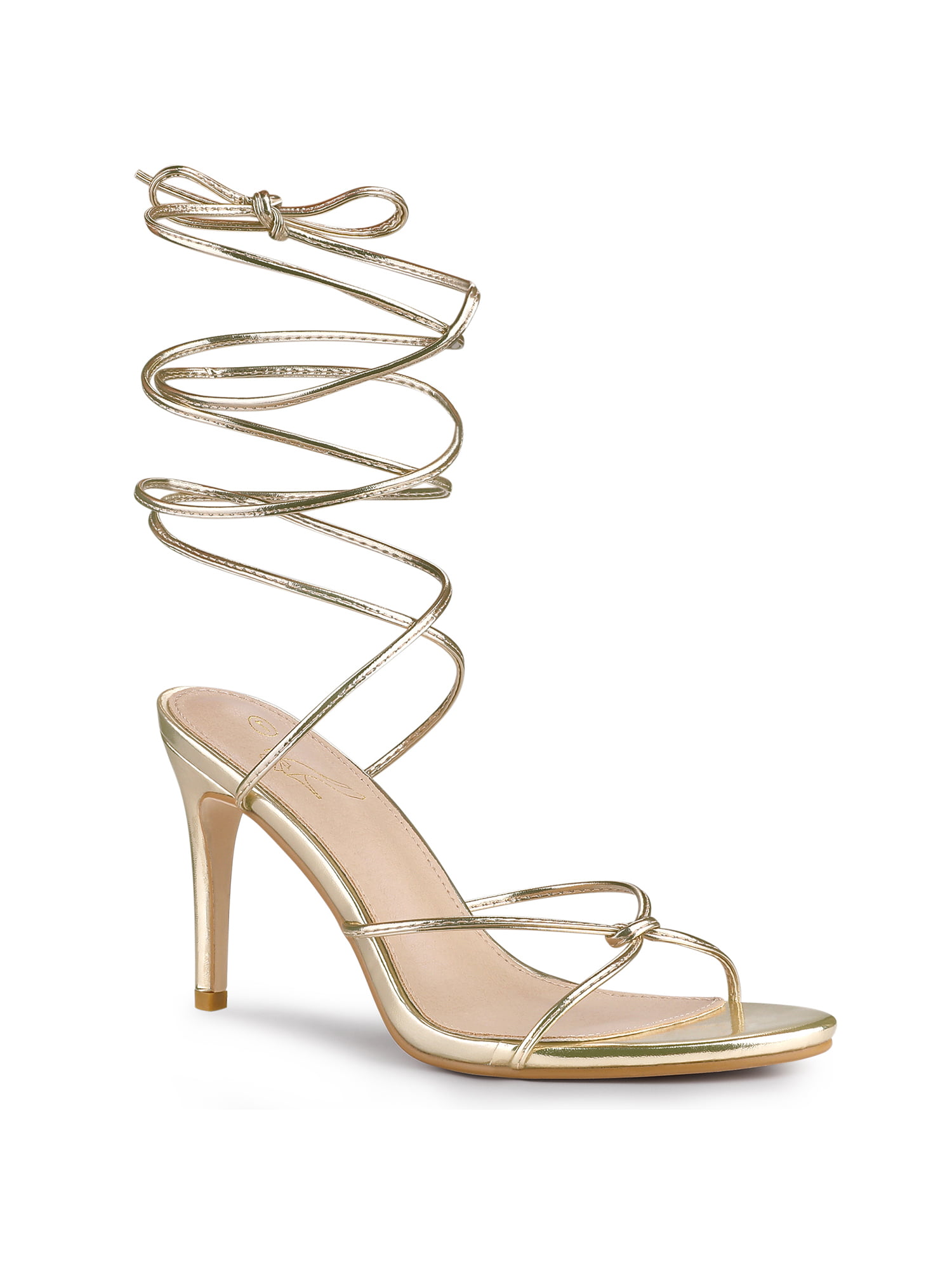 Jenny Stiletto Heel in Gold | Birdy Grey