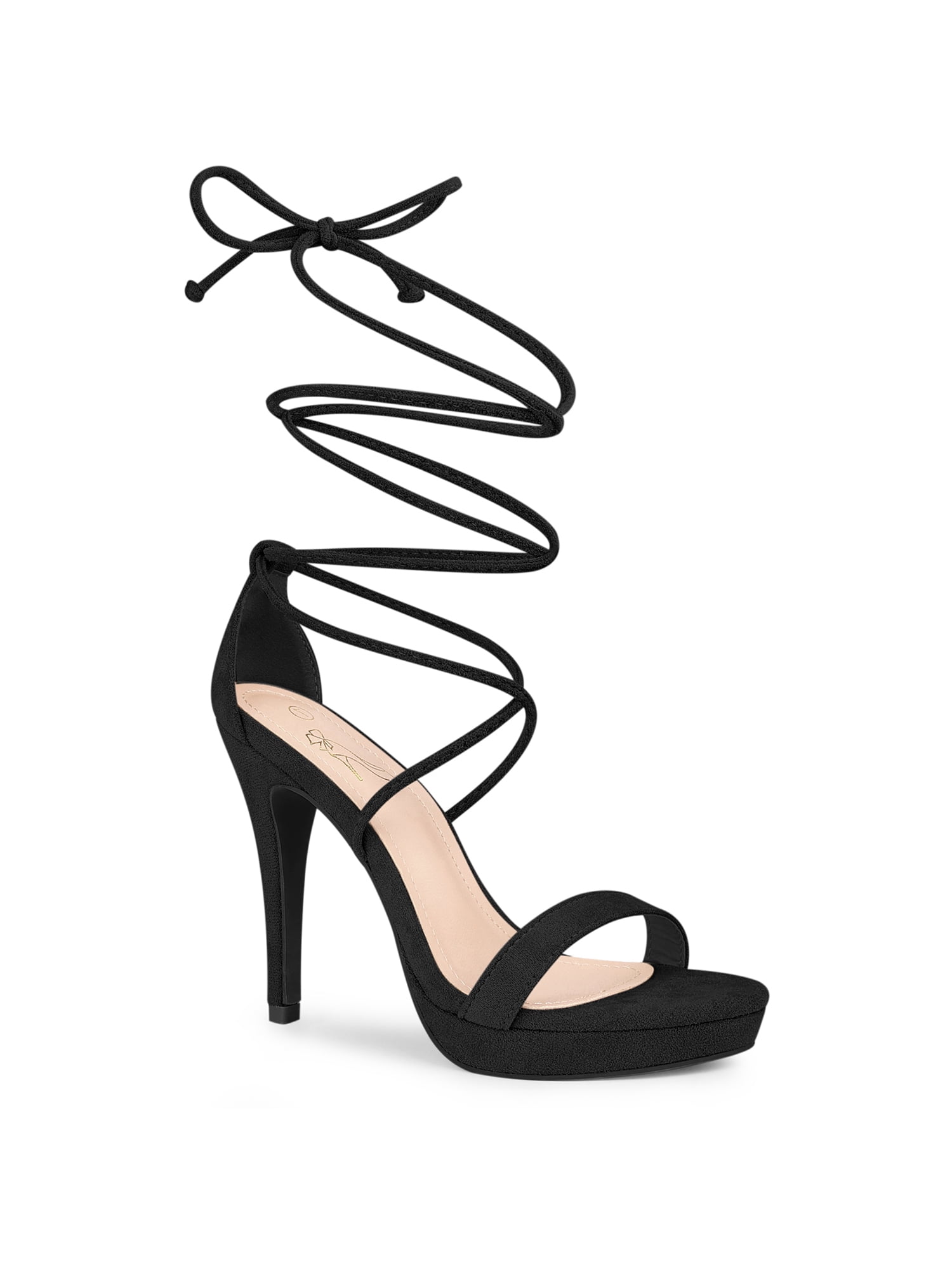 Perphy Platform Stiletto Heels Lace Up Sandals for Women