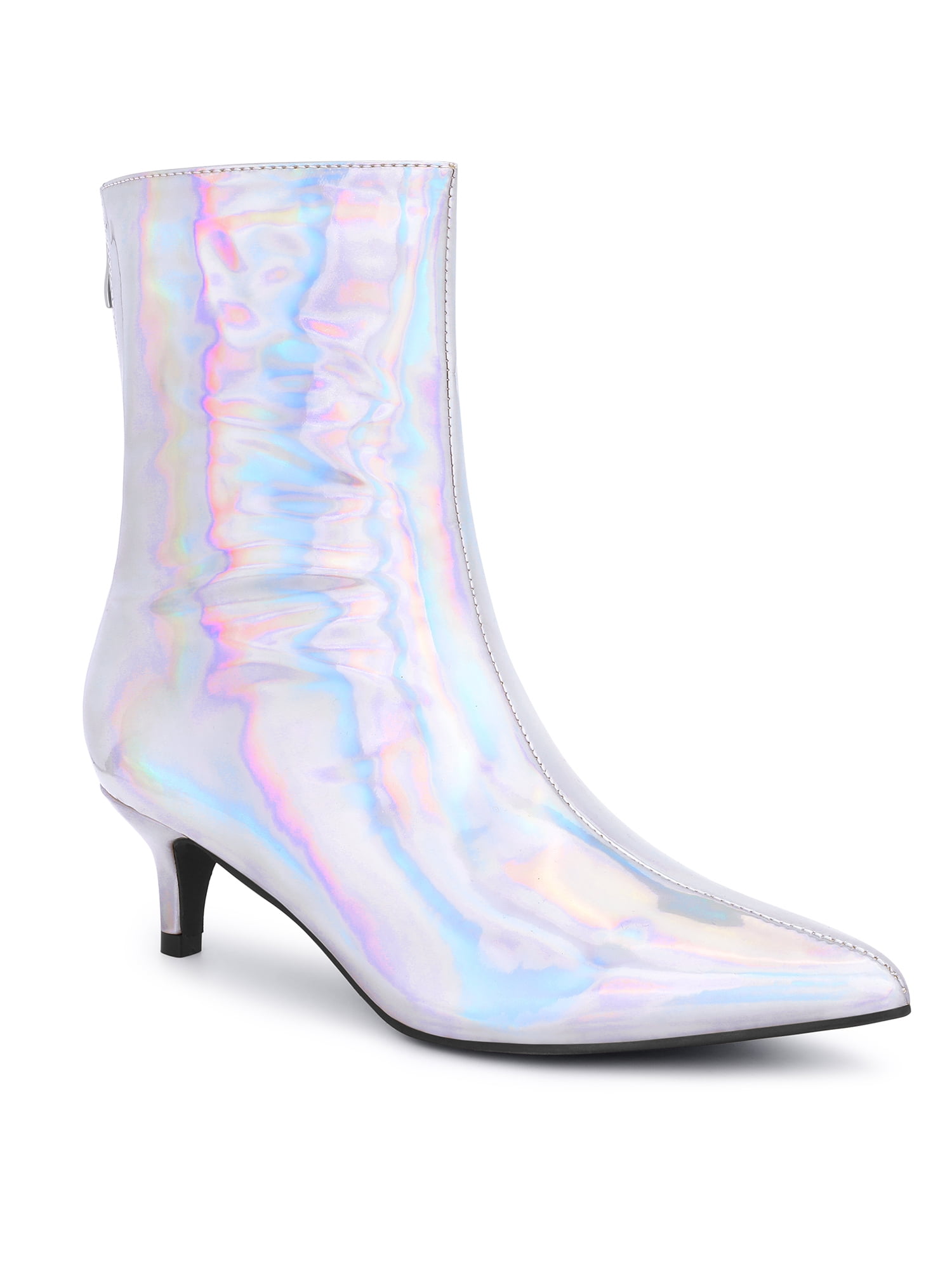 Ankle Boots Women Pointed Toe Kitten Heel main image 1