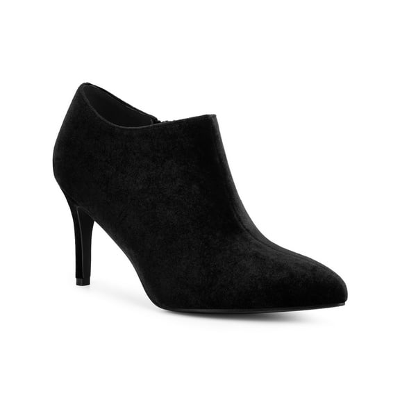 BLISSFUL STEP Pointy Toe Stiletto Heels Ankle Booties for Women