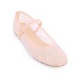 thumbnail image 1 of BLISSFUL STEP Rhinestone Breathable Mesh Ballet Flats Pumps for Women Pink 9.5, 1 of 7