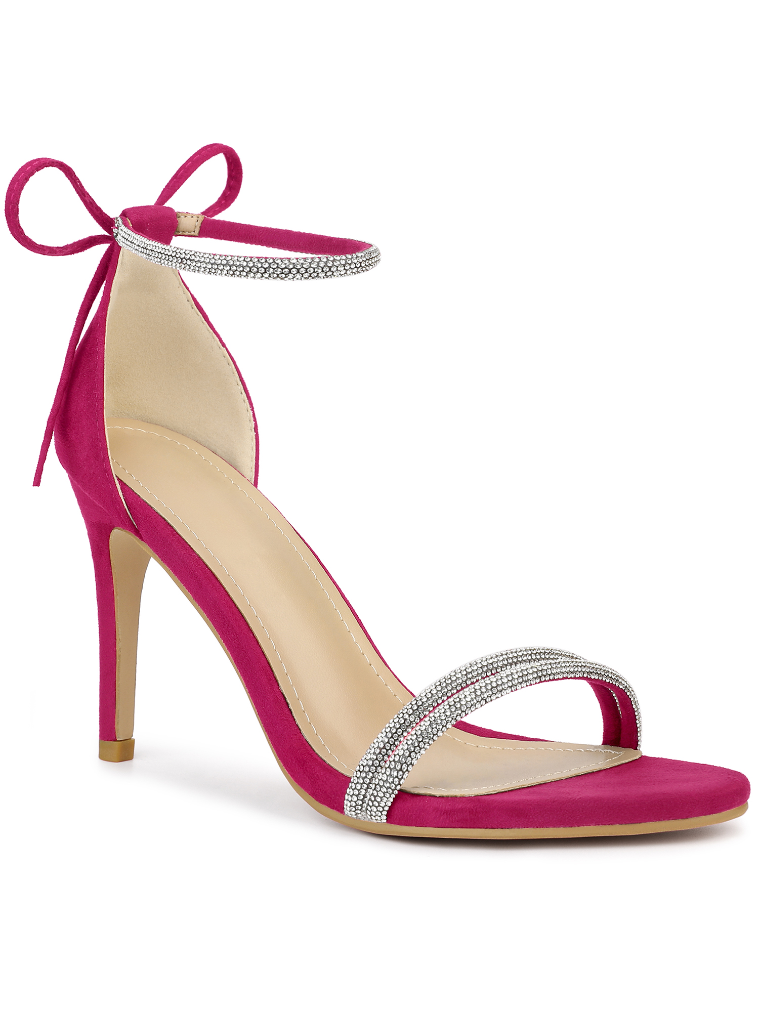 Guess Womens Holie Ankle Strap PeepToe Heels