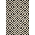 thumbnail image 1 of Modway Perplex  Geometric Diamond Trellis 5x8 Indoor and Outdoor Area Rug in Black and Beige, 1 of 7