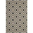 thumbnail image 1 of Modway Perplex  Geometric Diamond Trellis 8x10 Indoor and Outdoor Area Rug in Black and Beige, 1 of 9