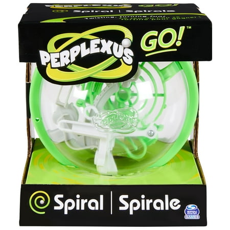 Perplexus GO! Spiral, Compact Challenging Puzzle Maze Skill Game