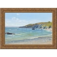 thumbnail image 1 of Perran Point - Cornwall 24x18 Gold Ornate Wood Framed Canvas Art by Arthur Hughes, 1 of 2