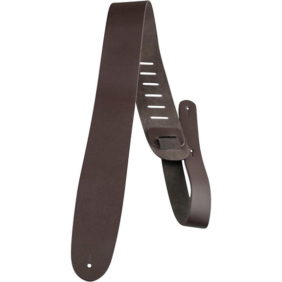 Perri's 2.5" Leather Guitar Strap Brown