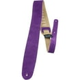 thumbnail image 1 of Perri’s Leathers Ltd. - Guitar Strap - Purple Suede - Adjustable - for Acoustic/Bass/Electric Guitar - Made in Canada (P25S-206)…, 1 of 1