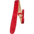 thumbnail image 1 of Perri’s Leathers Ltd. - Guitar Strap - Suede - Adjustable - for Acoustic/Bass/Electric Guitar - Made in Canada (Red), 1 of 1