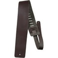 thumbnail image 1 of Perri's 3.5" Basic Leather Guitar Strap Brown 39 to 58 in., 1 of 2