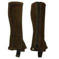 thumbnail image 1 of Perri's Adult Zipper Half Chaps (XXS, Brown, Regular), 1 of 1