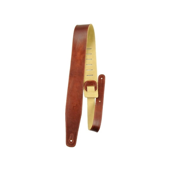 Perri's Africa Leather Guitar Strap Brown 2.5 in.
