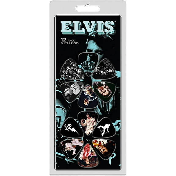 Perri's ELvis Guitar Pick Pack .81 mm 12 Pack