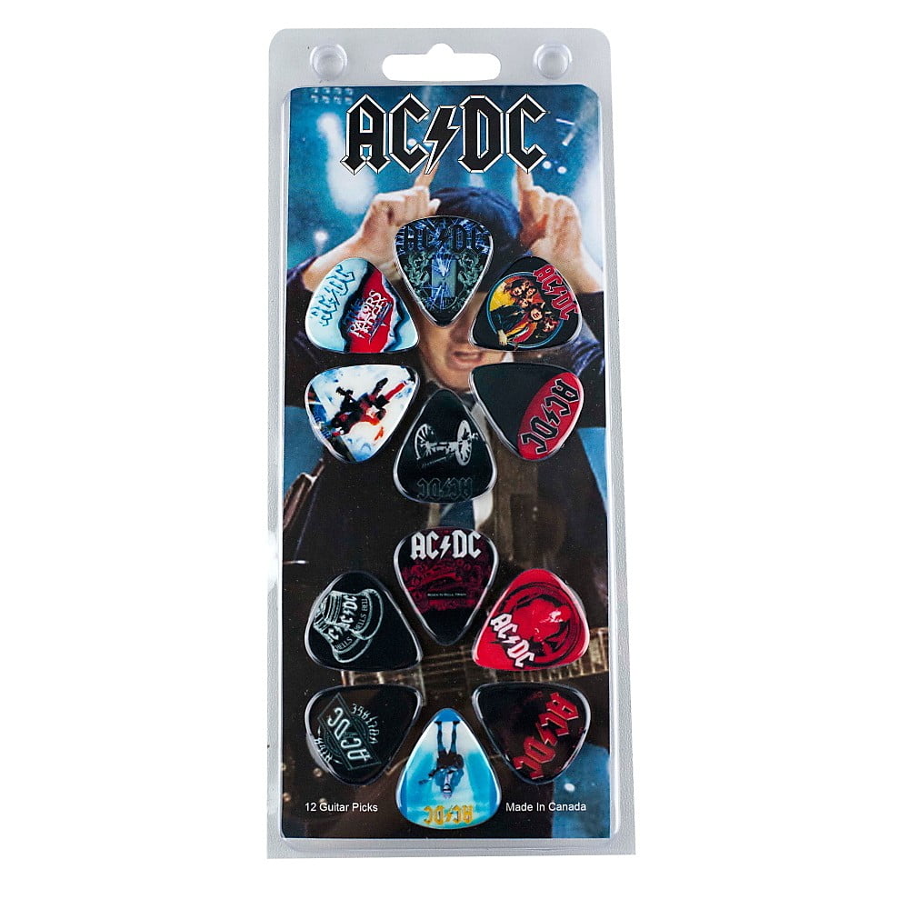 Guitar Picks - 12 Pack of ACDC - Walmart.com