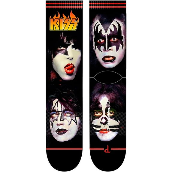 Perri's KISS Crew Socks Black