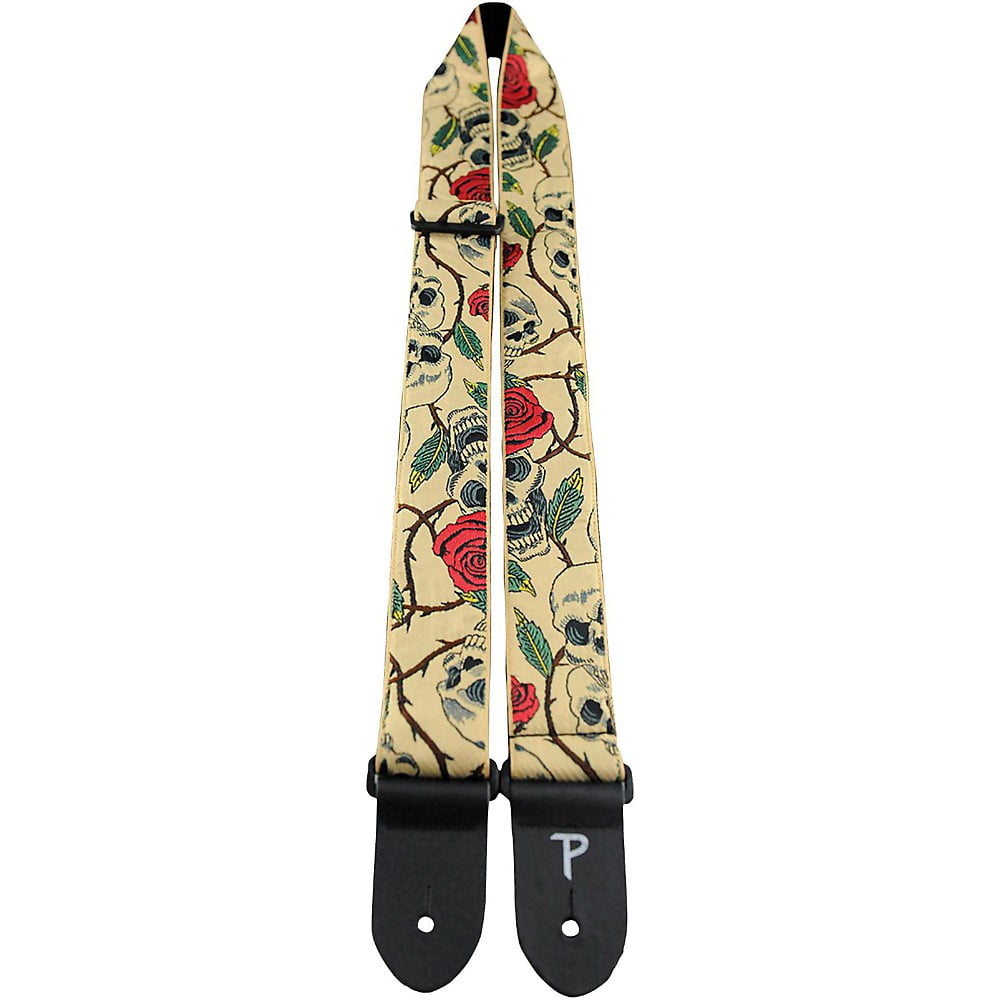 Perri's Leathers 2" High Quality Jacquard Ribbon Guitar Strap with