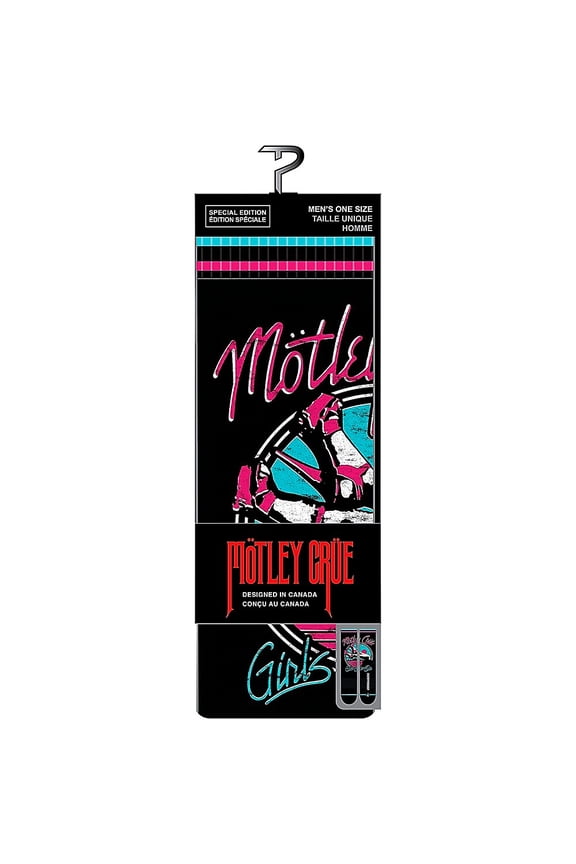 Motley Crue Crew Socks Black