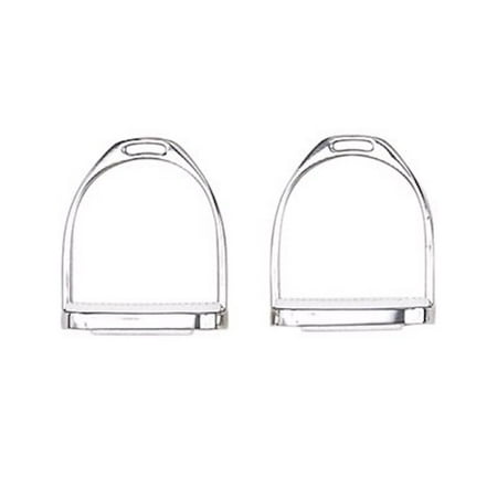 Perri's Stainless Steel Fillis Stirrup Iron (Stainless Steel, 4.25")