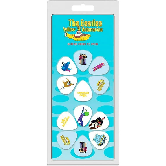 Perri's The Beatles - 12-Pack Guitar Picks Yellow Submarine