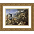 thumbnail image 1 of Perrier, Francois 32x24 Gold Ornate Wood Framed with Double Matting Museum Art Print Titled - Acis and Galatea, 1 of 4