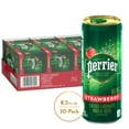 thumbnail image 1 of Perrier Strawberry Flavored Sparkling Water, 253.5 fl oz, 30 Pack Slim Cans, 1 of 8