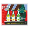 thumbnail image 1 of Perrier Zest - Lemon Orange Lime Sparkling Waters - Vintage Advertising Poster by Bernard Villemot - Fine Art Matte Paper Print (Unframed) 16x20in, 1 of 4