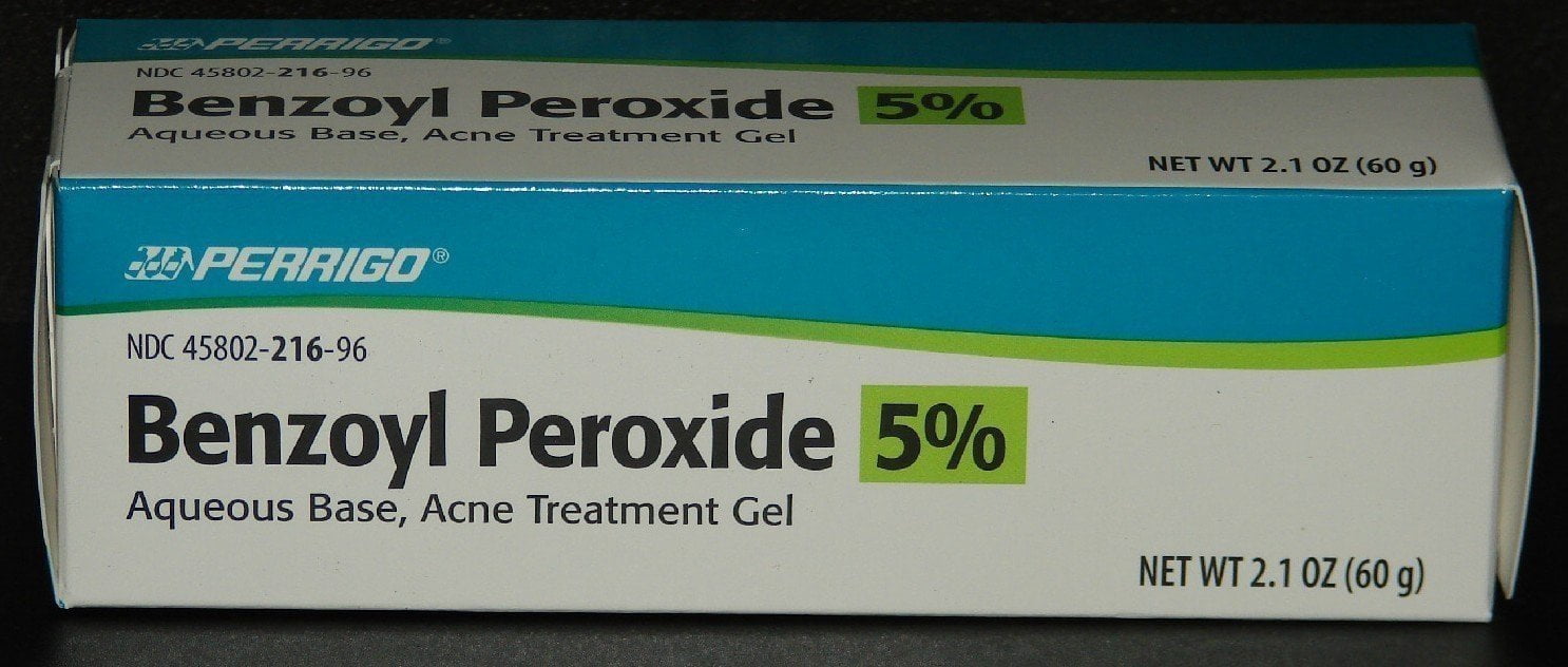 Perrigo 5% Benzoyl Peroxide Acne Treatment Gel, 2.1 Oz. - Walmart.com